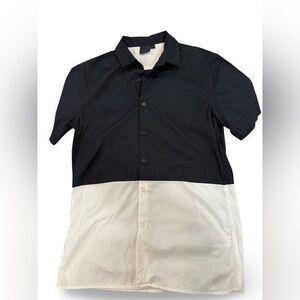 ASOS Black and White Casual Button Down Shirt